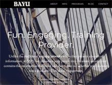Tablet Screenshot of bayu.my